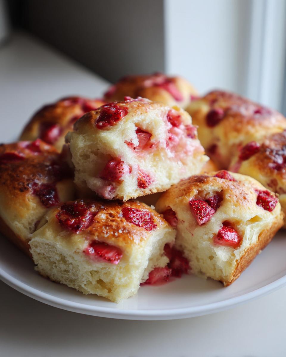 Leckere Erdbeer Quark Brötchen: 30 Minuten
