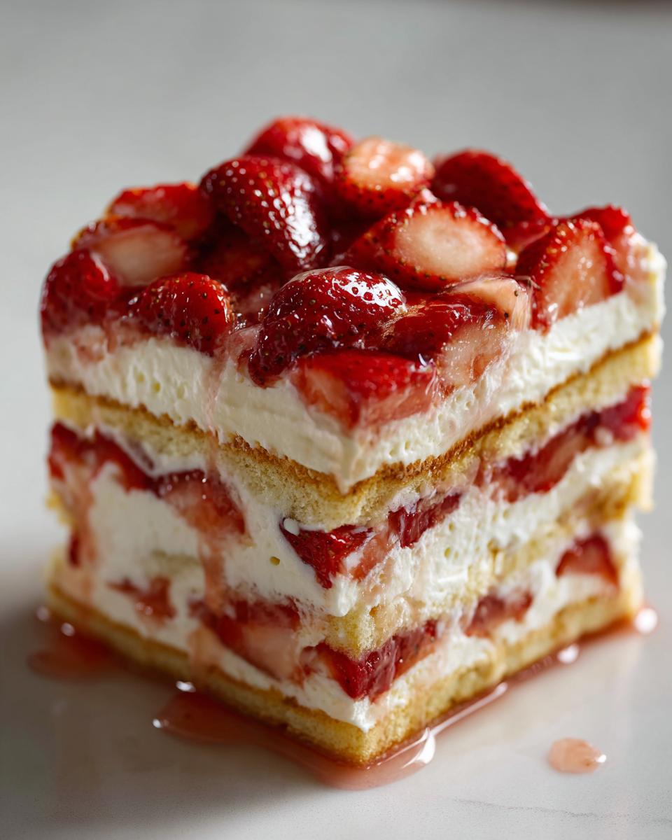 Herrliches Erdbeertiramisu ohne Ei in 1 Stunde