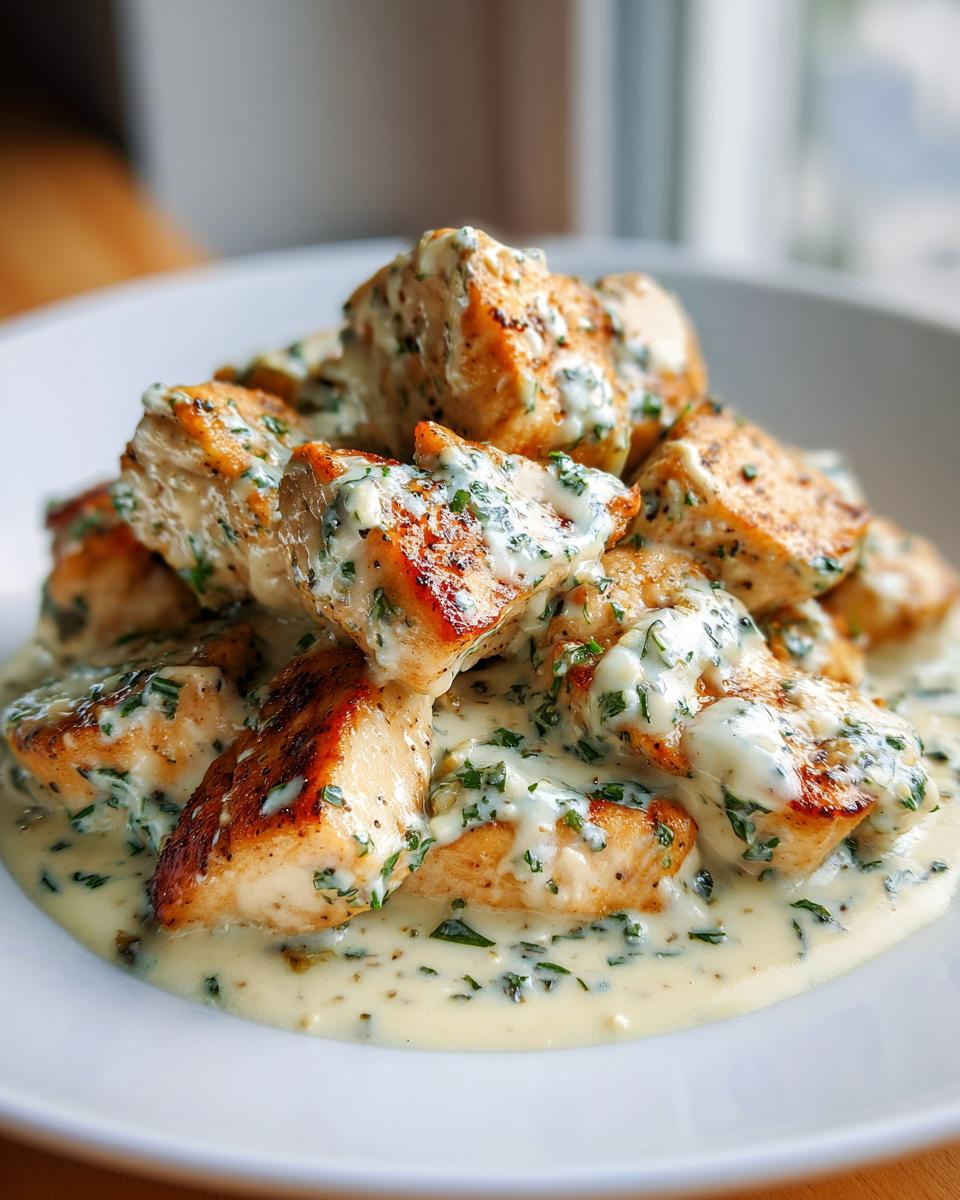 Blitzschnelles Kräuterrahm Hähnchen in 30 Min