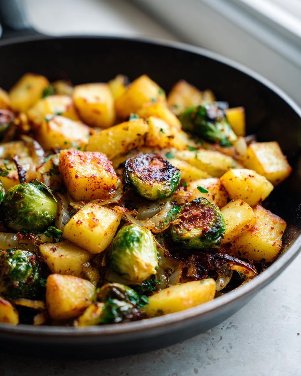 30-Min Rosenkohl Kartoffel Pfanne: Lecker & Schnell