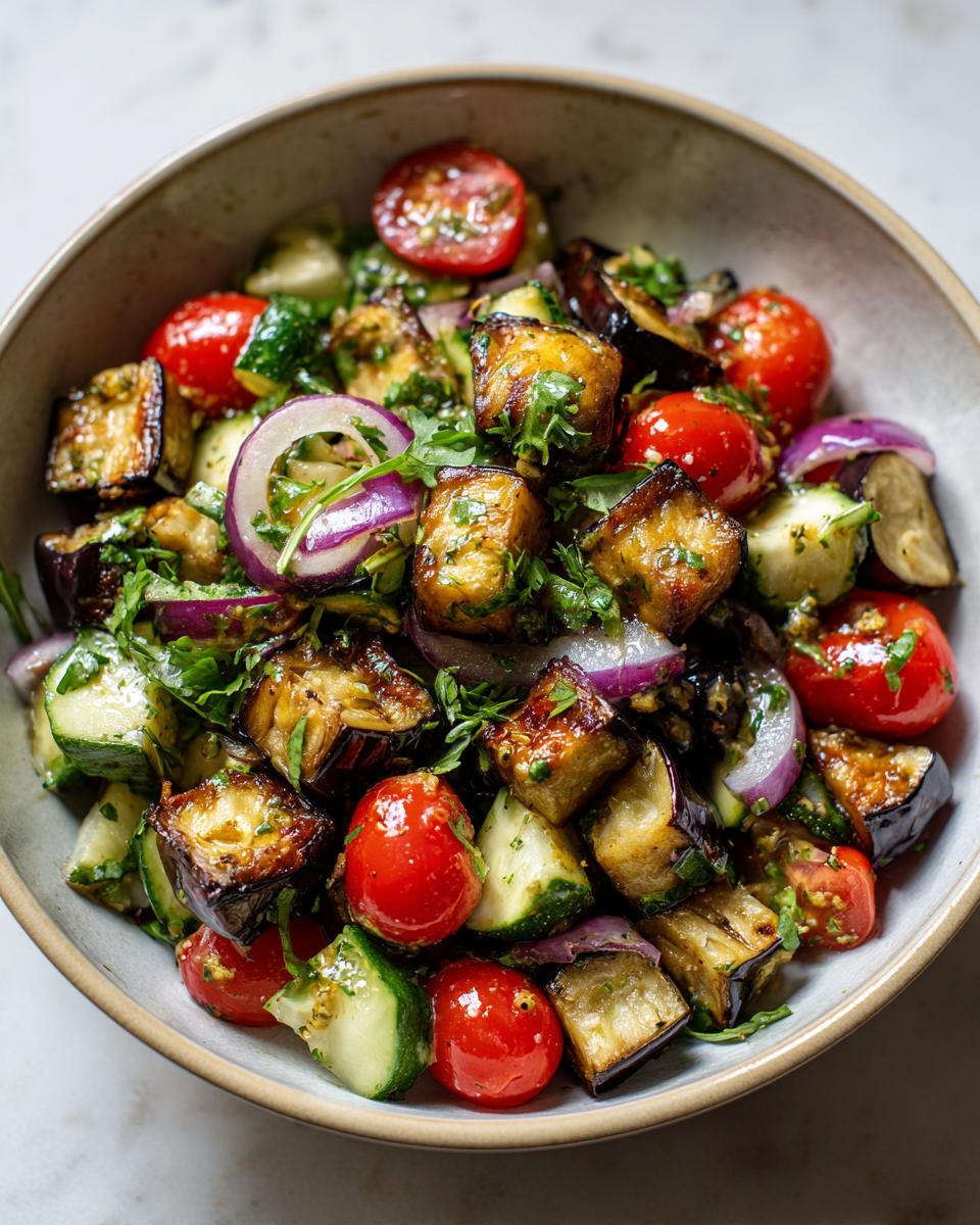 Sommersalat Aubergine Ofen: Köstlich in 25 Min