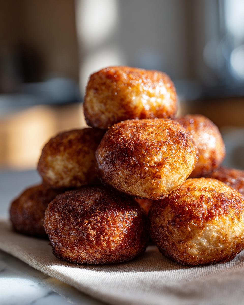 Blitzschnelle Bananen Pancake Bites Airfryer (20 Min)