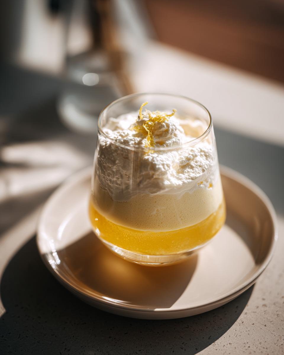 Einfaches Bayerische Creme Dessert: 4 Stunden Kühlzeit