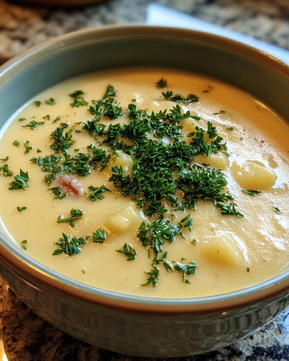Wunderbare Cremige Kartoffelsuppe nach Omas Art (25 Min)