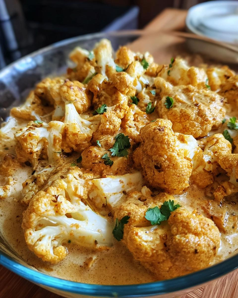 Leckeres Cremiges Blumenkohl Curry: 30 Min