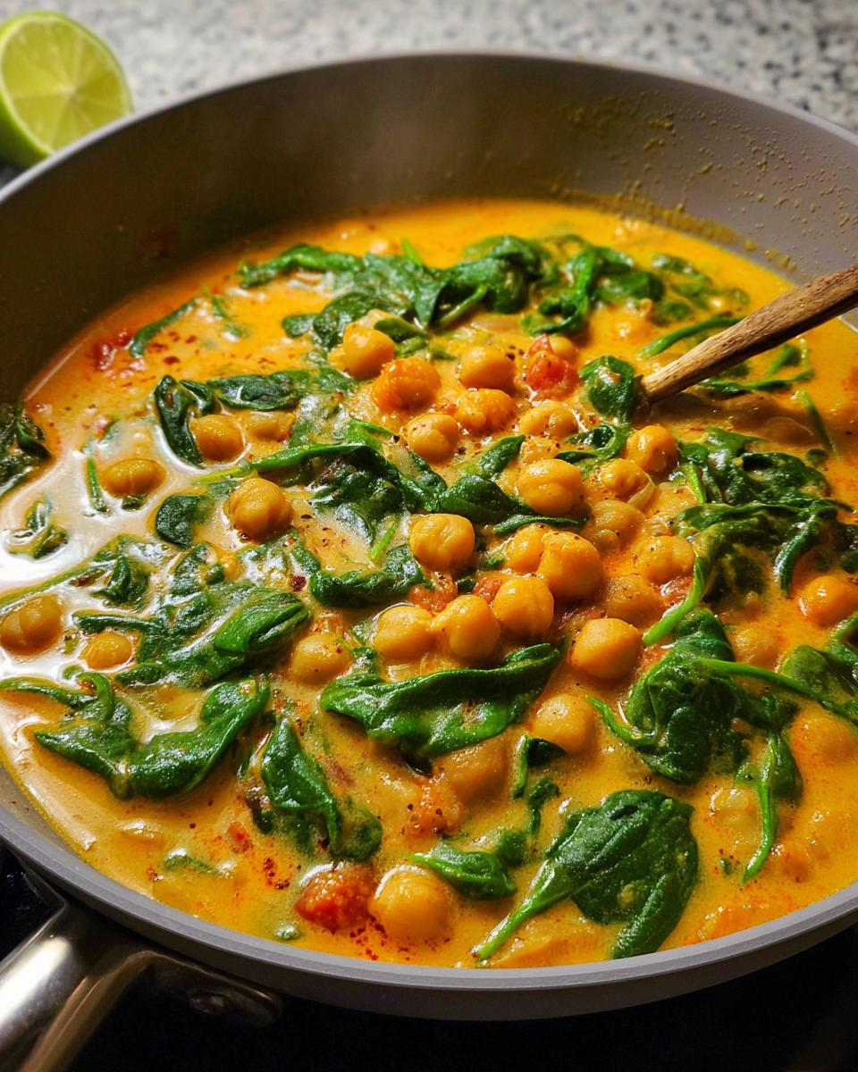 Cremiges Kichererbsen Curry: 20 Minuten Genuss
