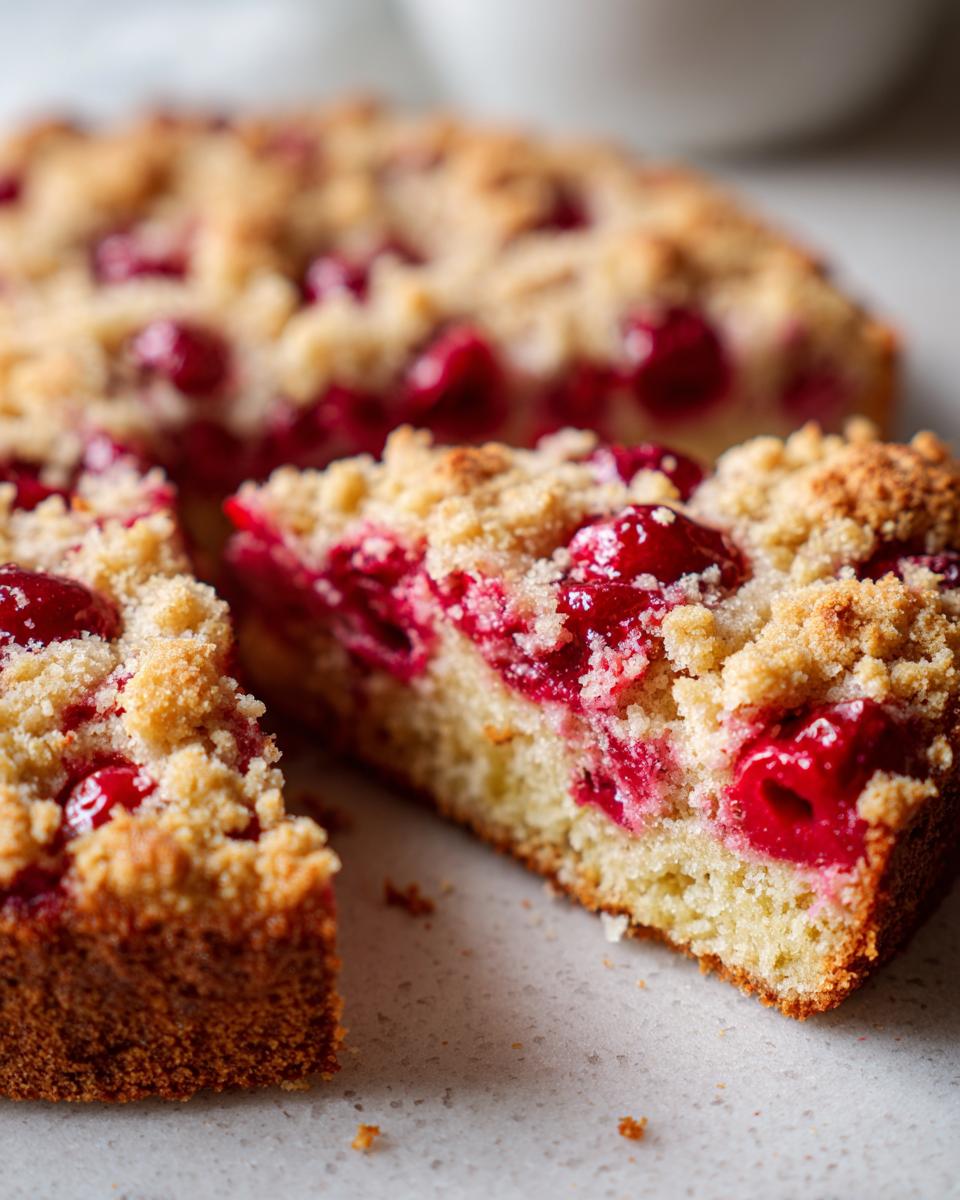 Einfacher Kirsch Streuselkuchen: 40 Min. Genuss