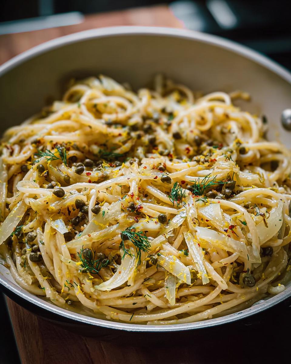 Schnelle Fenchel Pasta mit Zitrone: 30 Min