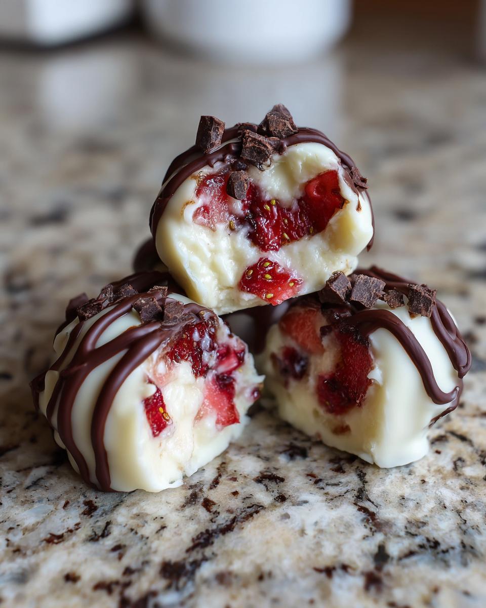 Frozen Joghurt Erdbeer Bites: 2 Stunden Kühlzeit