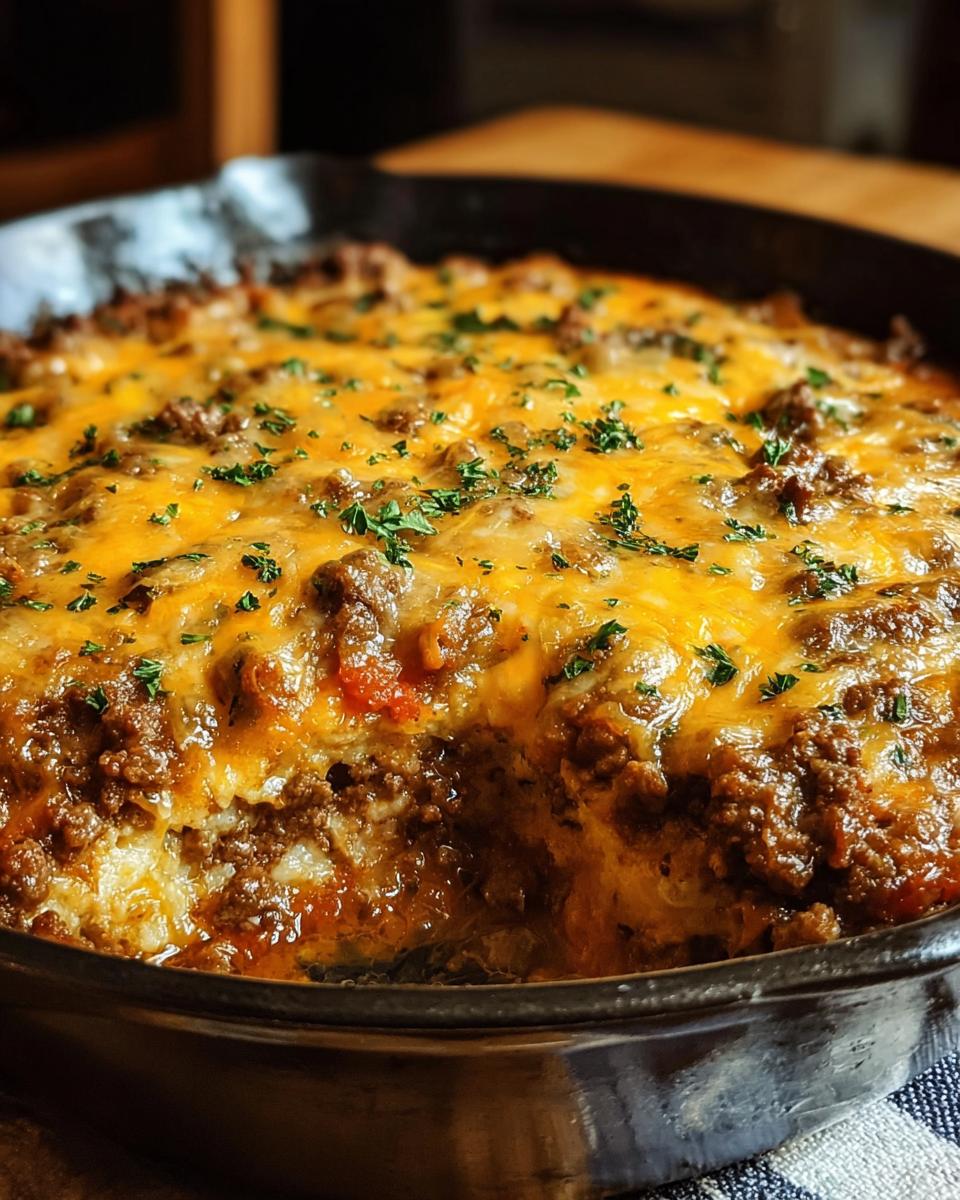 Keto Cheeseburger Auflauf: 30 Min Blitz-Schmaus