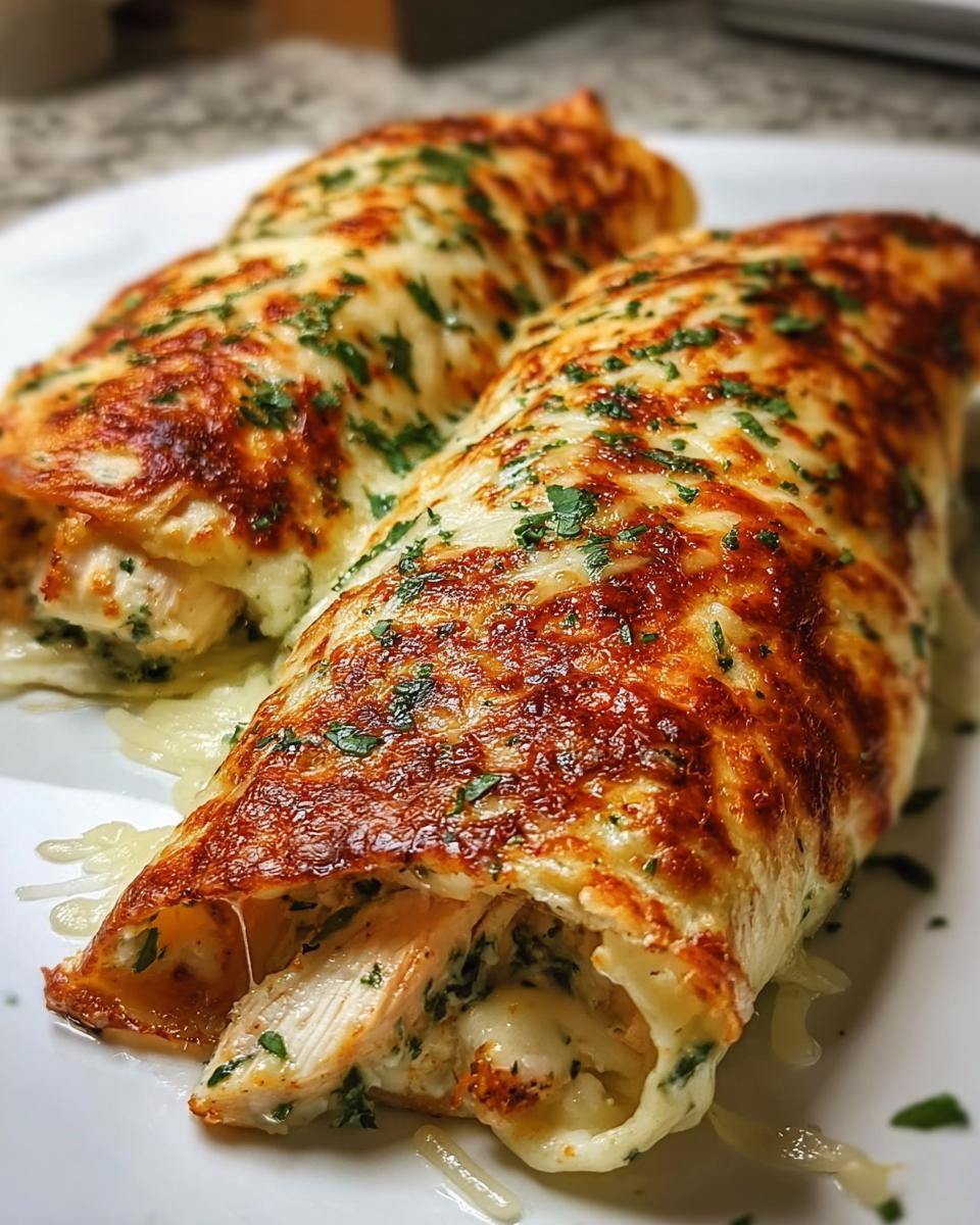 Schnelle Knoblauch Hähnchen Wraps: 45 Min