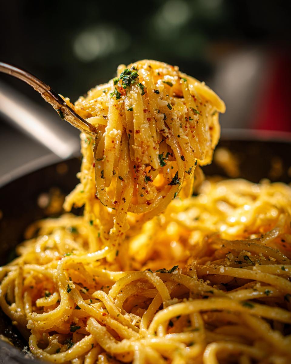 Schnelle Knoblauch-Parmesan-Nudeln in 20 Min