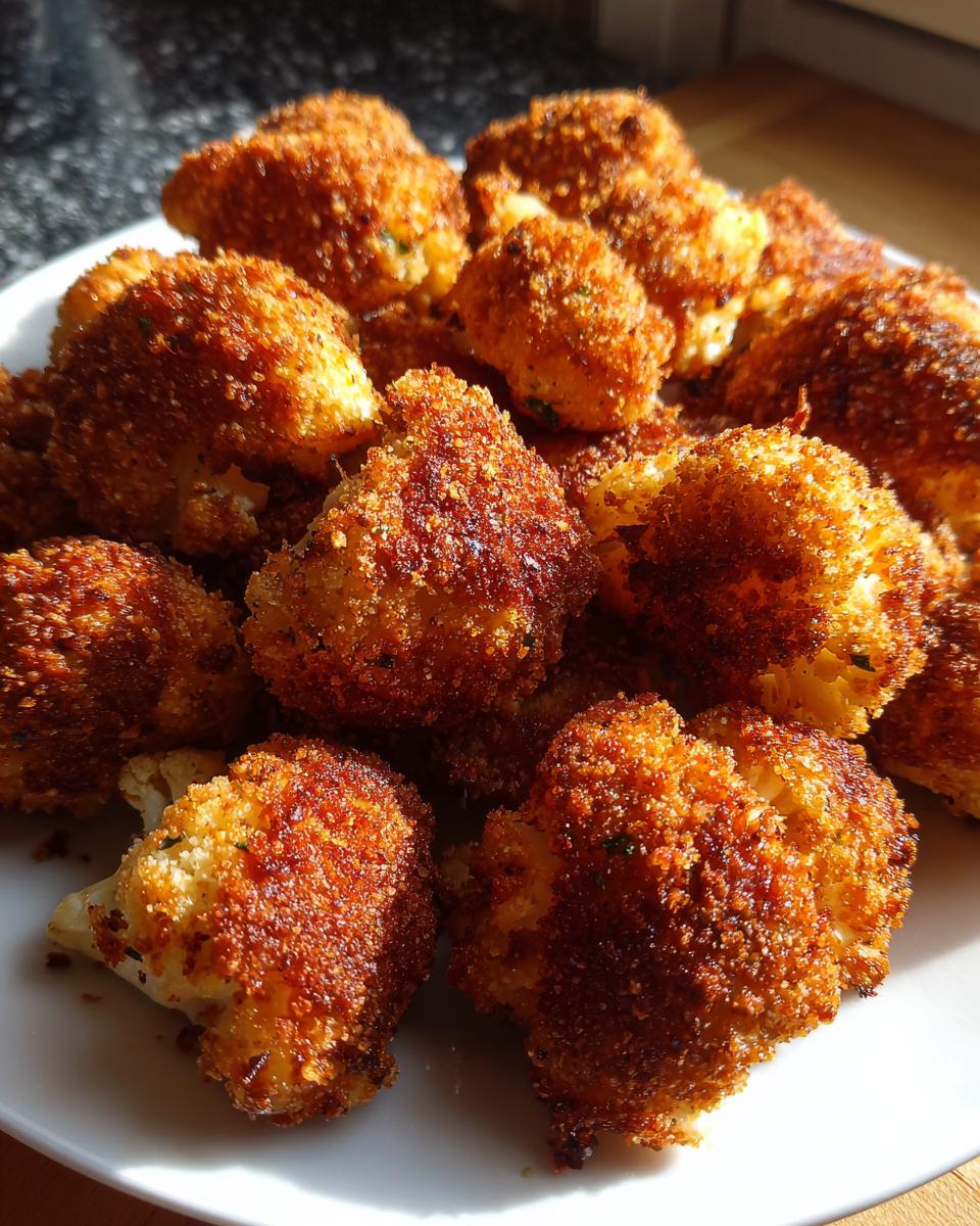 Schneller Panierter Blumenkohl Airfryer in 30 Min