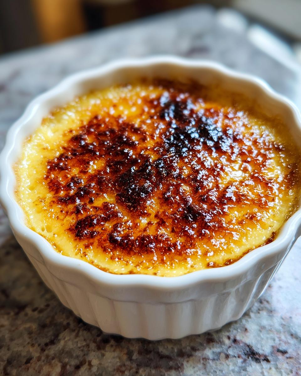 Einfaches Protein Pudding Crème Brûlée in 60 Min