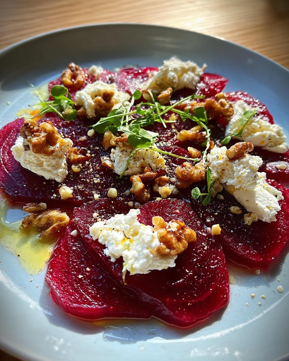 Rote Bete-Carpaccio: 20 Min. Genussklassiker