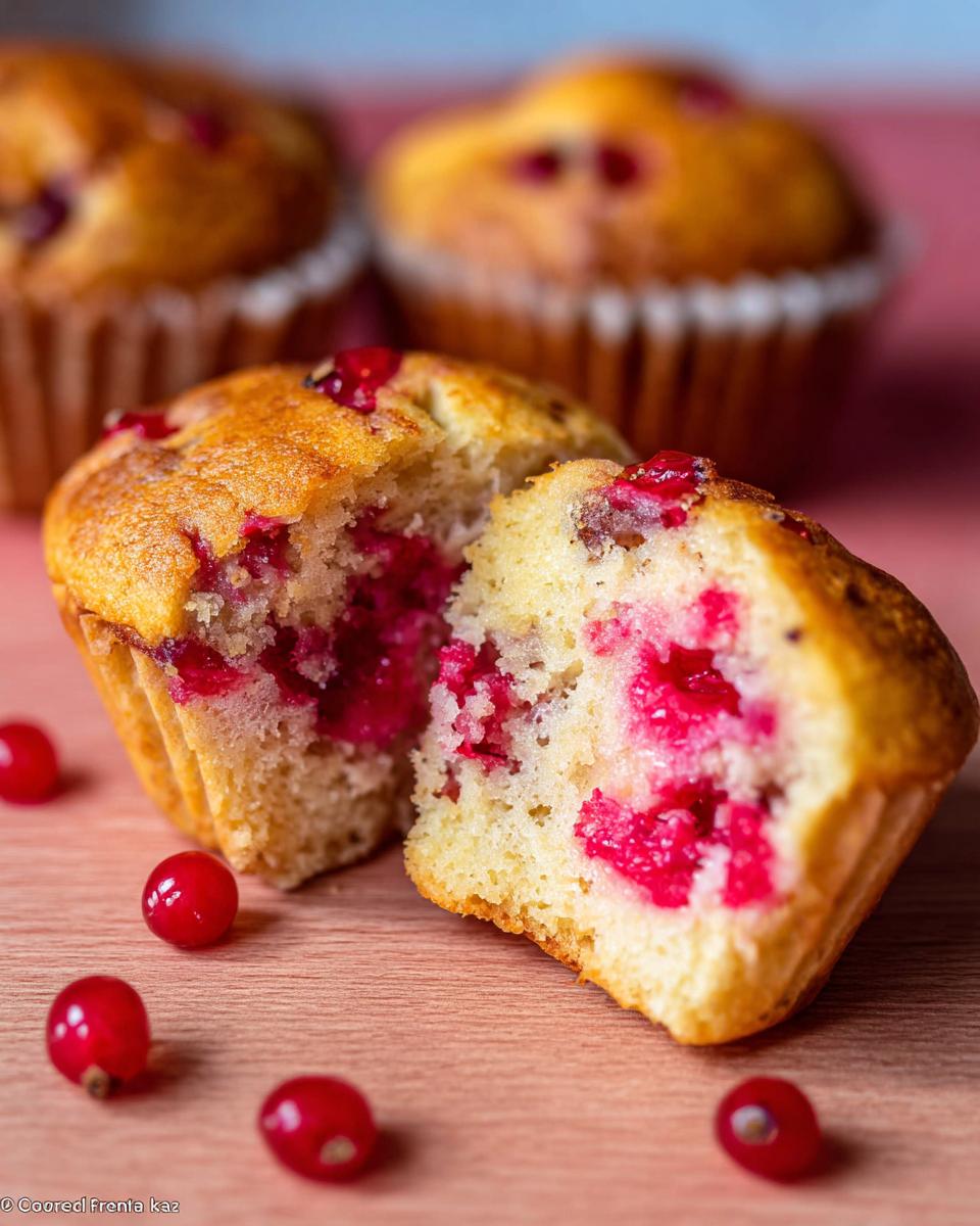 Saftige Johannisbeer-Joghurt-Muffins: 25 Min