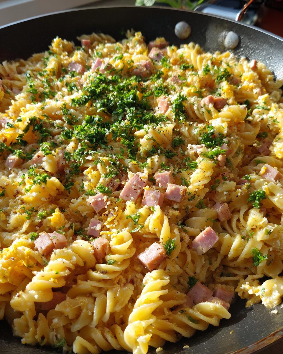 Schnelle Schinkennudeln einfach: Genuss in 25 Min