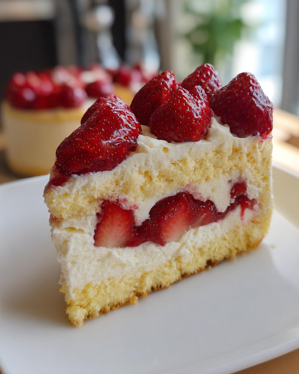 Leichter Schmand Kuchen mit Erdbeeren in 45 Min