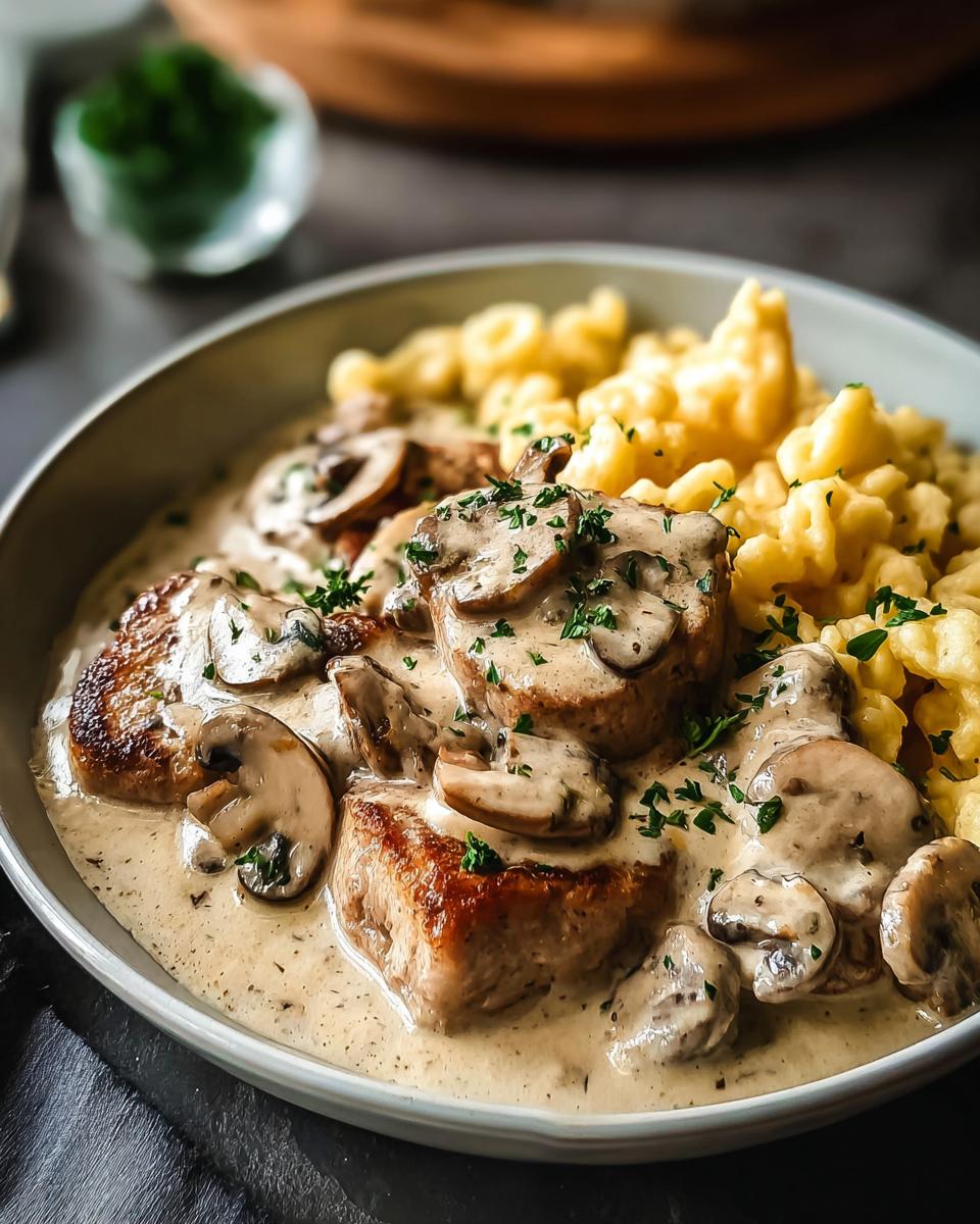 Schweinemedaillons: 30 Min Genuss mit Pilzsauce
